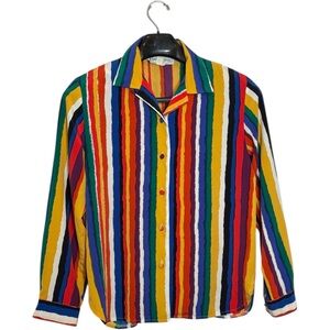 Vintage Multicolor Striped Shirt